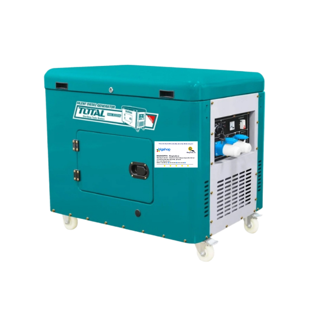 Tổ máy phát điện dùng dầu diesel 8.0kW TOTAL TP280001-1