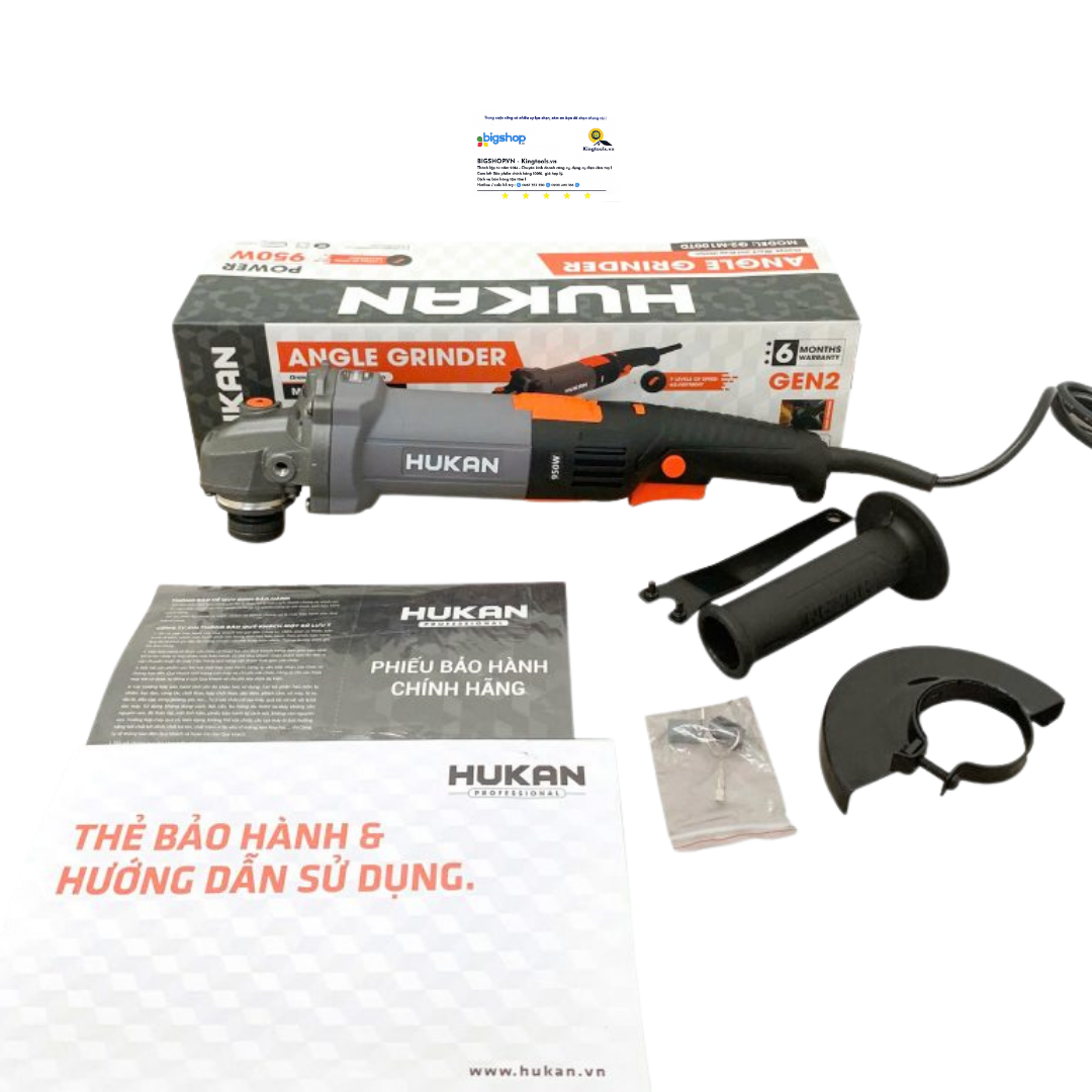 Máy mài điện HUKAN G2-M100TD (GEN 2, CS 950W)