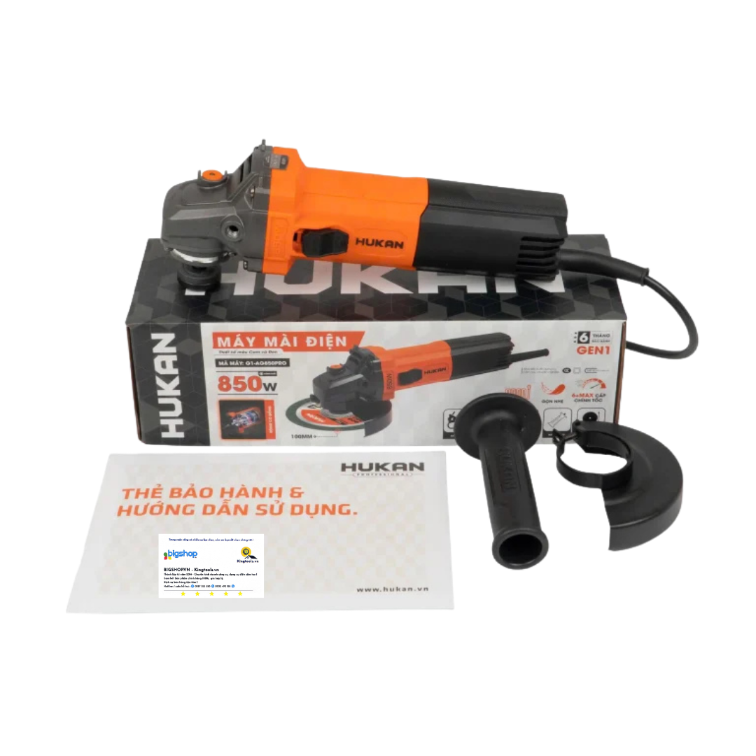 Máy mài điện HUKAN G1-AG850PRO (GEN 1, CS 850W)