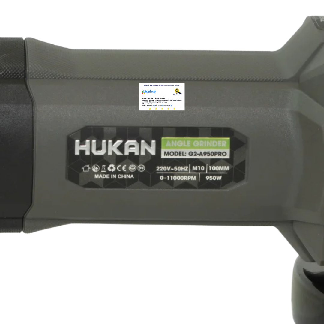Máy mài điện HUKAN G2-A950PRO (GEN 2, CS 950W)
