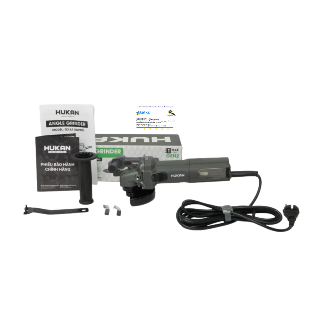 Máy mài điện HUKAN G2-A1100PRO (GEN 2, CS 1100W)