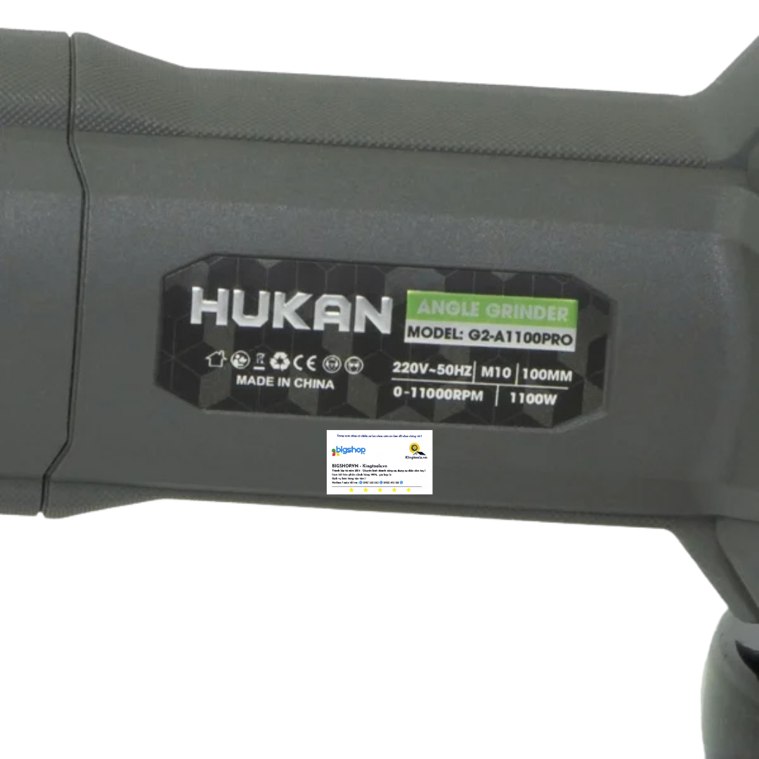 Máy mài điện HUKAN G2-A1100PRO (GEN 2, CS 1100W)