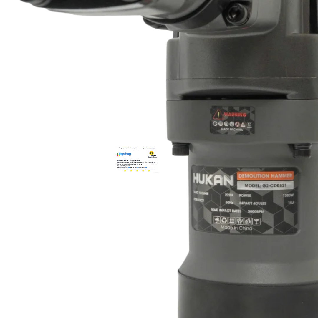 Máy đục bê tông HUKAN G2-CD0821 (GEN 2, CS 1300W)
