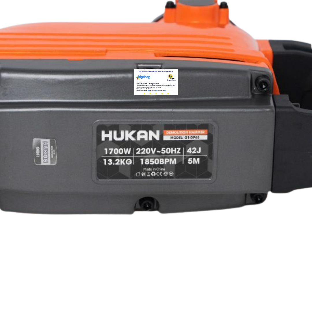 Máy đục bê tông HUKAN G1-DP65 (GEN 1, CS 1700W)