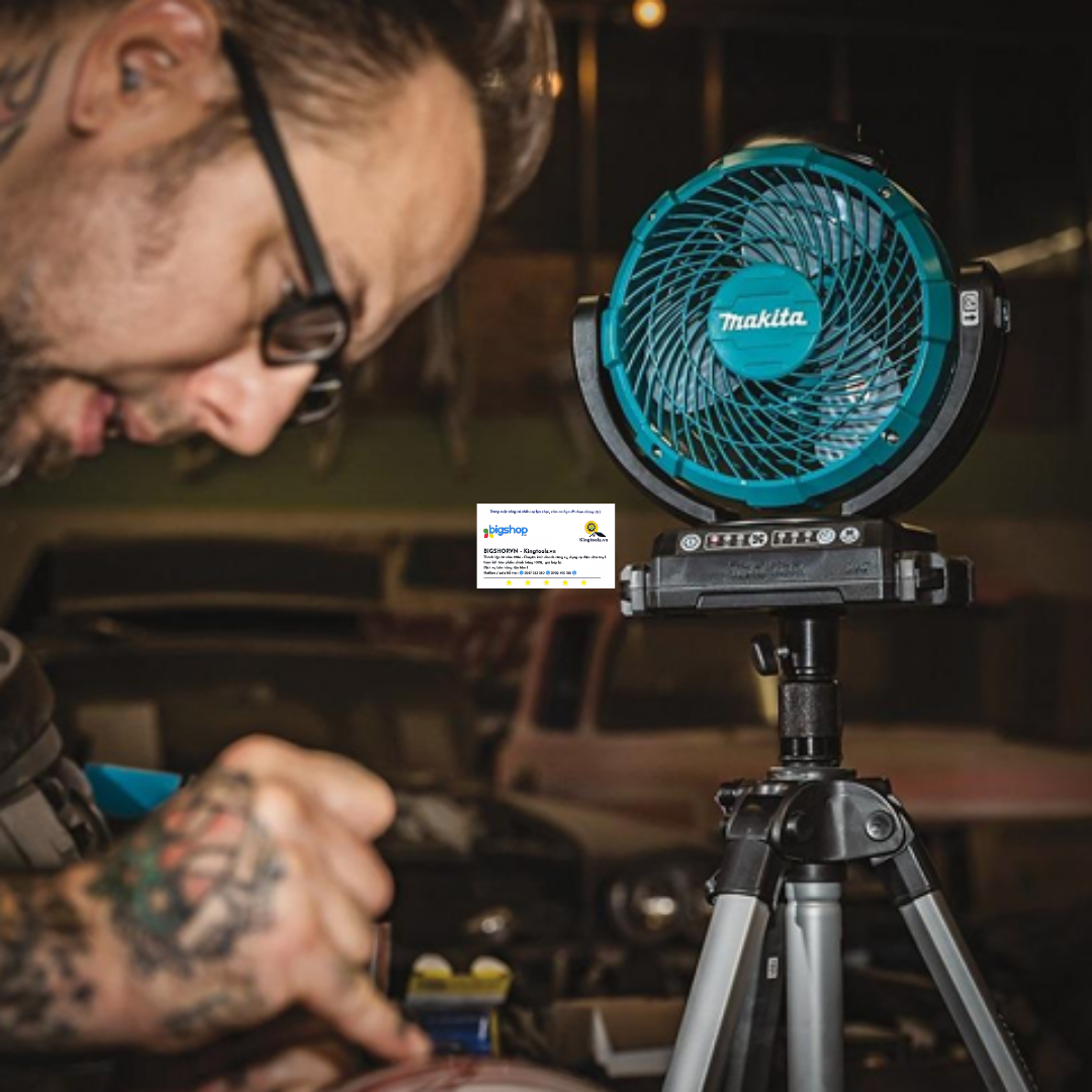 Quạt dùng pin Makita DCF102Z (18V, 180mm) - Chưa bao gồm pin, sạc