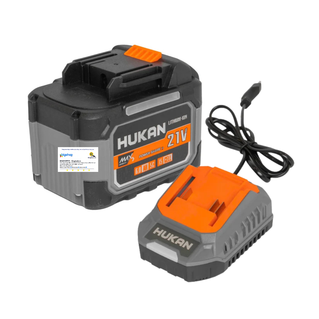 Combo pin 6.0Ah và sạc 1.5Ah HUKAN G1-CBP6015 (GEN 1)