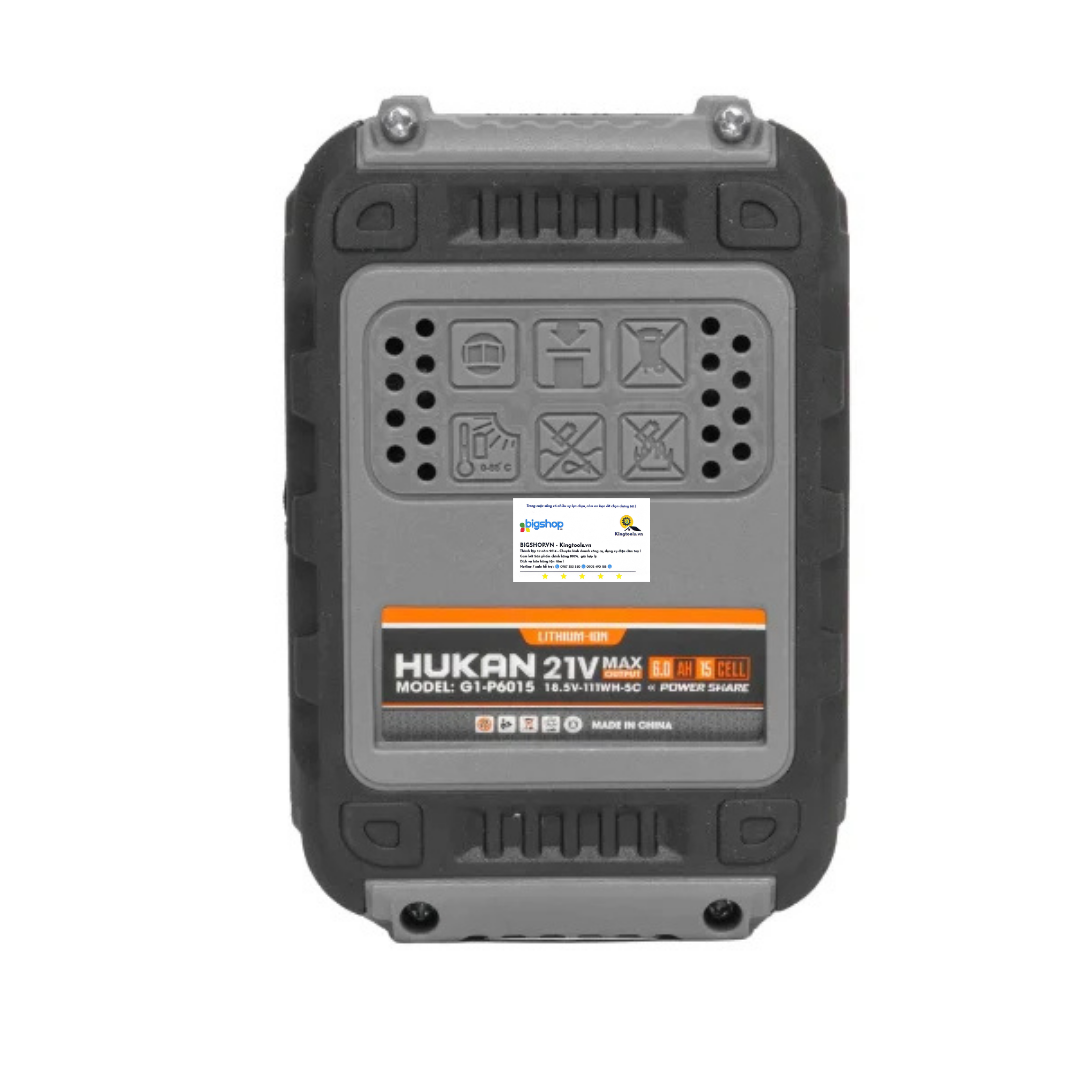 Combo pin 6.0Ah và sạc 1.5Ah HUKAN G1-CBP6015 (GEN 1)