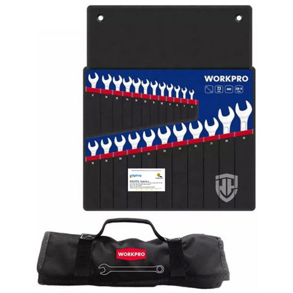 Bộ cờ lê vặn 9 cái Workpro WP202502