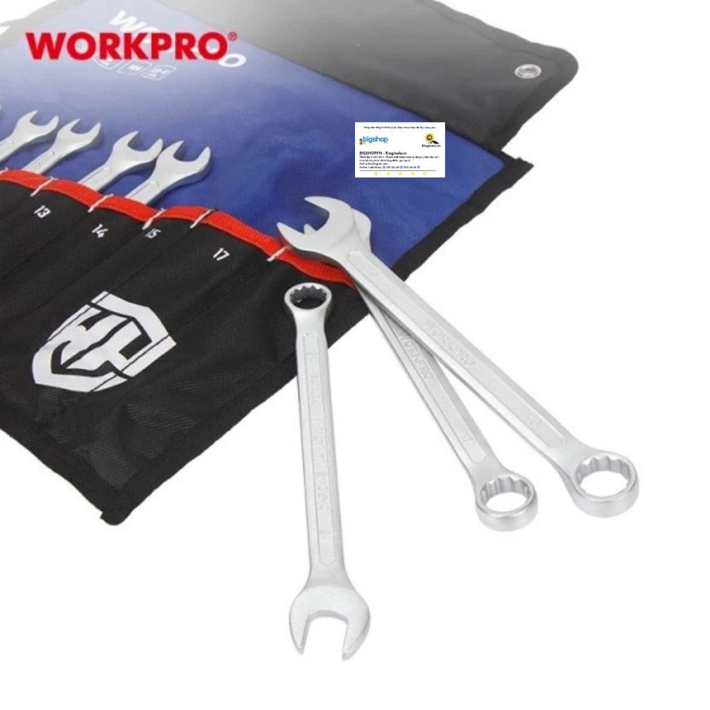 Bộ cờ lê vặn 9 cái Workpro WP202502