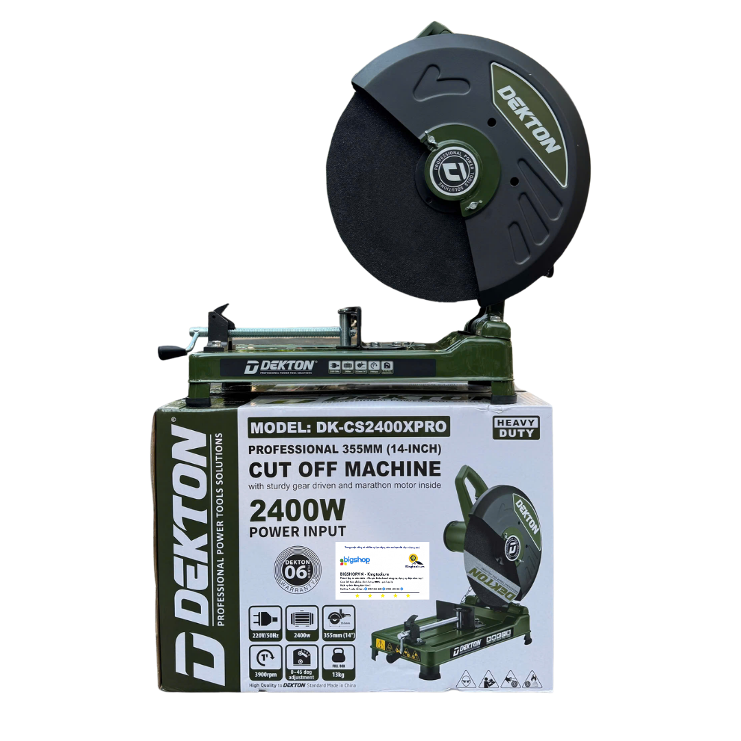 Máy cắt sắt Dekton DK-CS2400XPRO (CS 2400W, lưỡi 355mm)