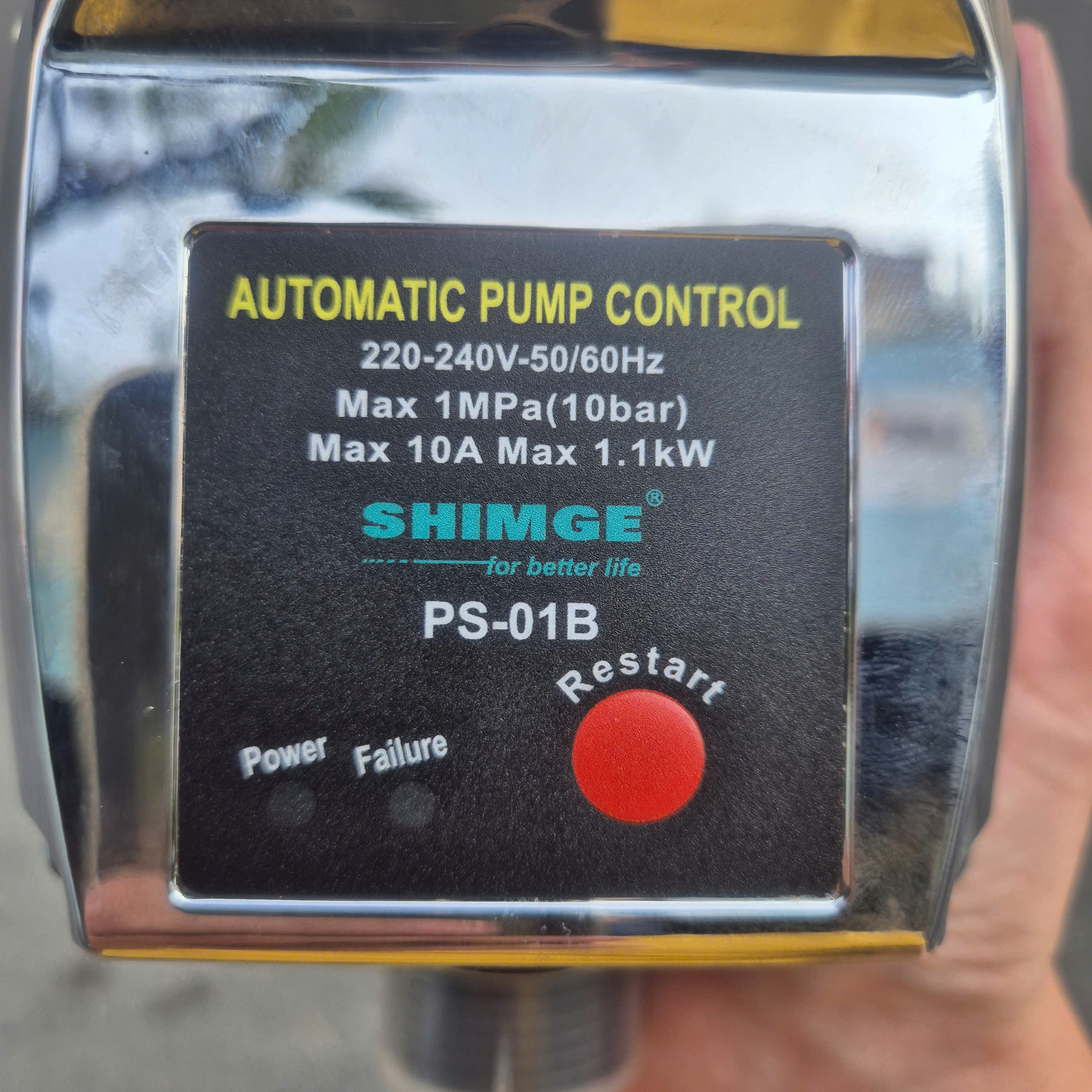 Rờ le bơm nước điện tử Shimge PS-01B