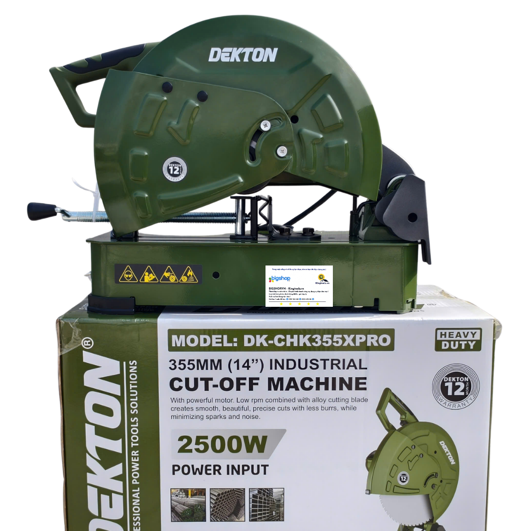 Máy cắt hợp kim tua chậm DEKTON DK-CHK355XPRO (CS 2500W)