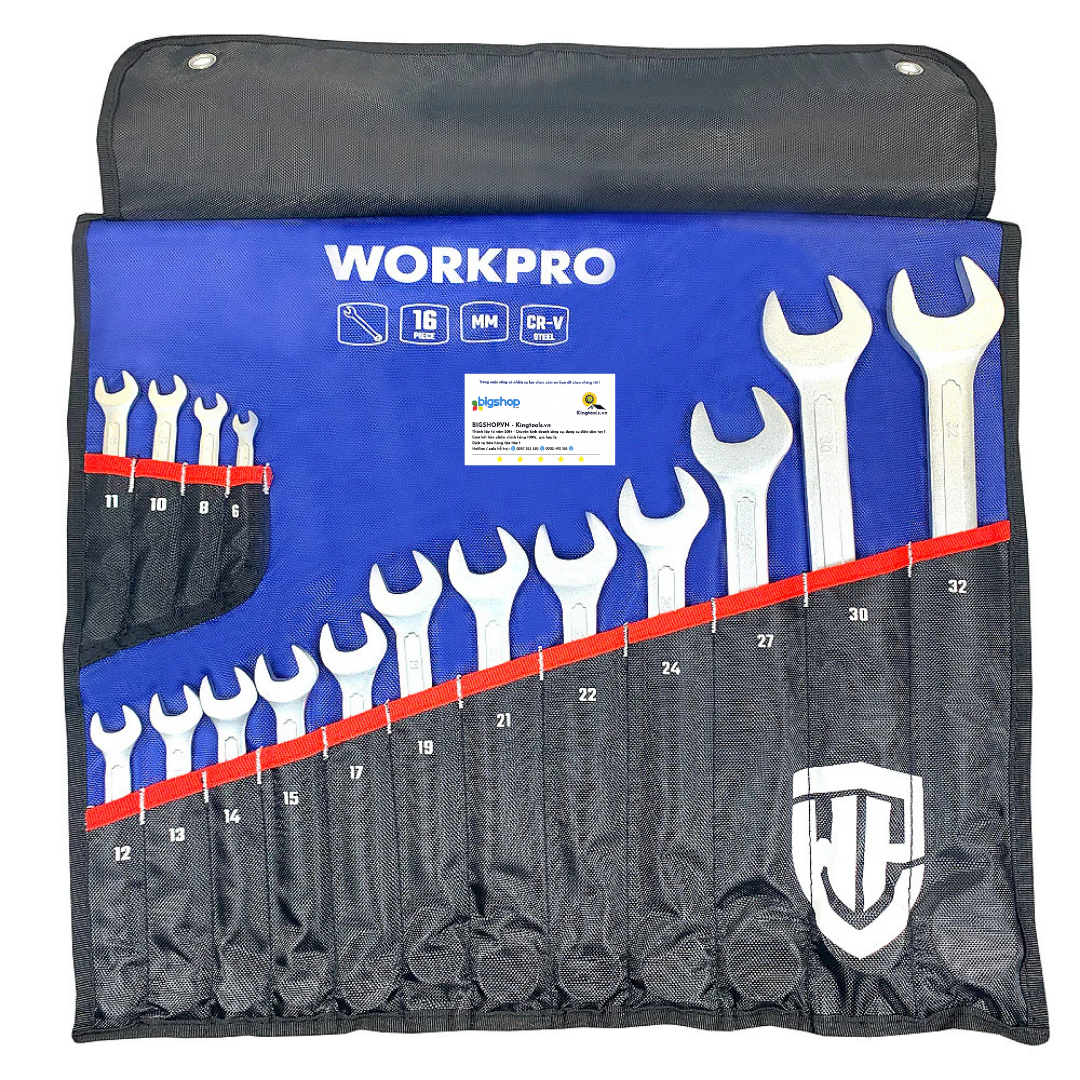 Bộ cờ lê vặn 16 cái Workpro WP202503