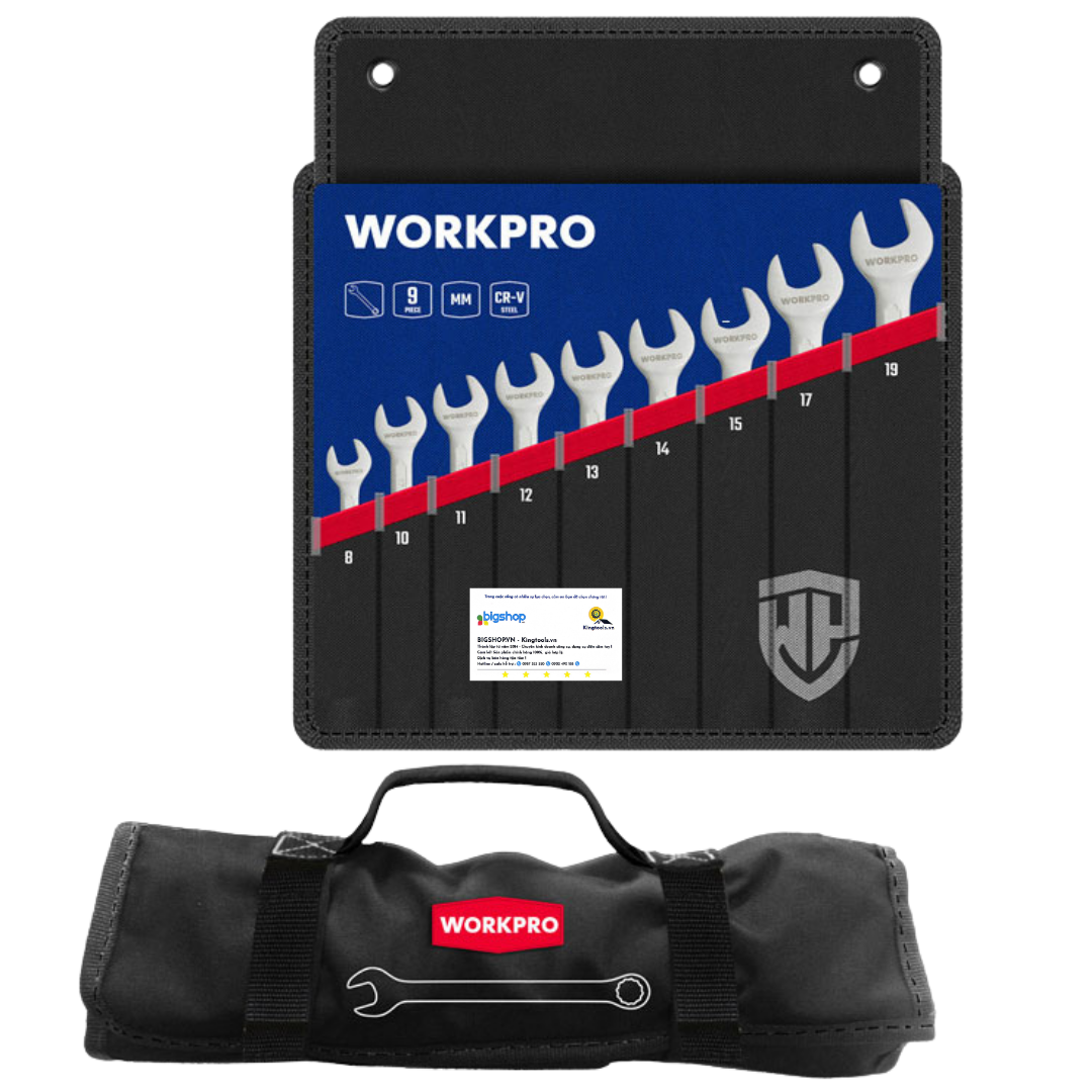 Bộ cờ lê vặn có răng 8 cái Workpro WP202521