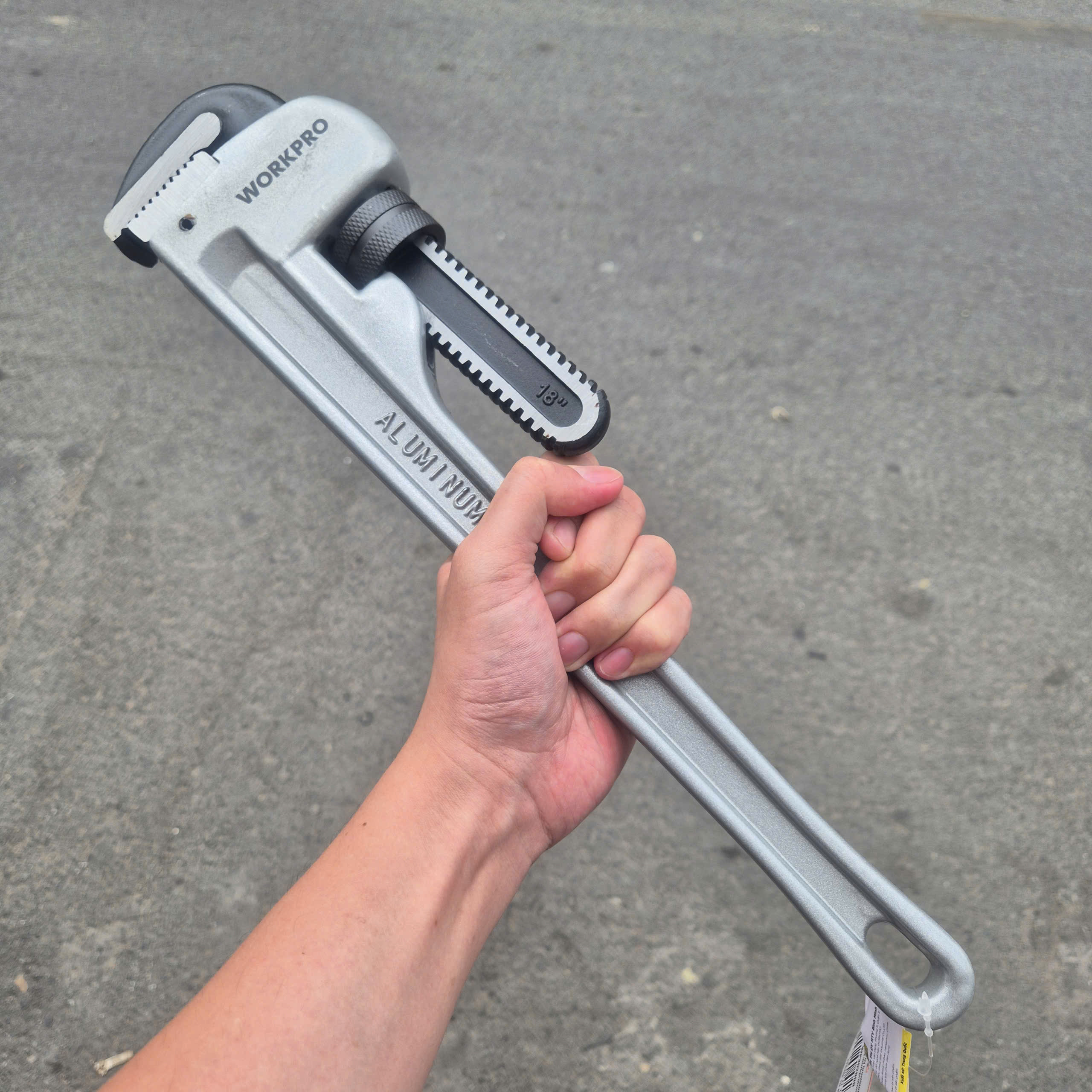 Mỏ lết răng bằng nhôm 450mm (18 inches) Workpro WP302008