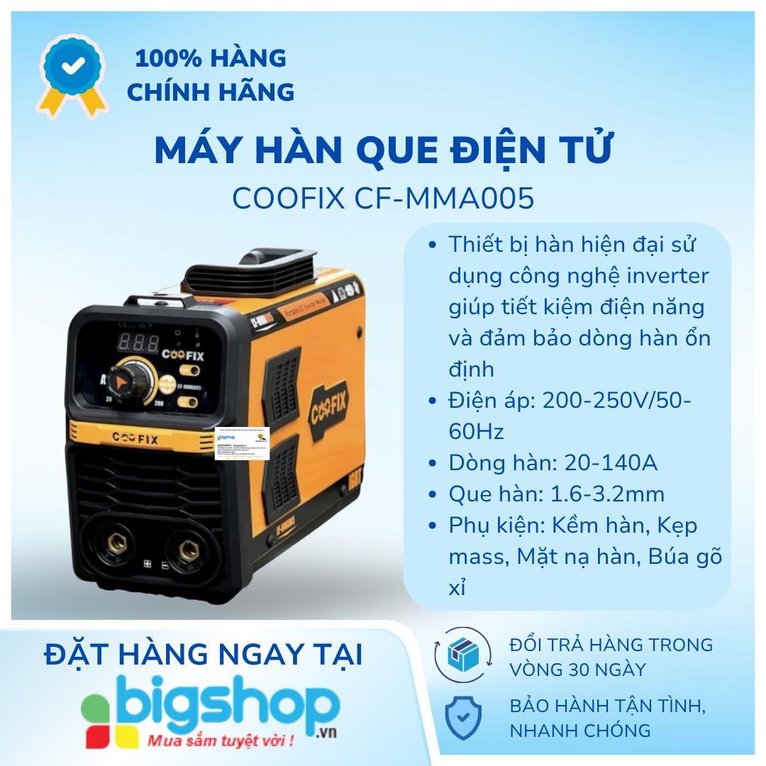 Máy hàn que điện tử Coofix CF-MMA005