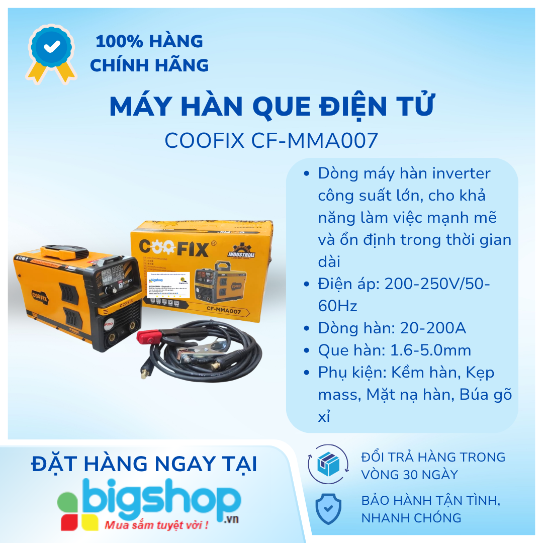 Máy hàn que điện tử Coofix CF-MMA007