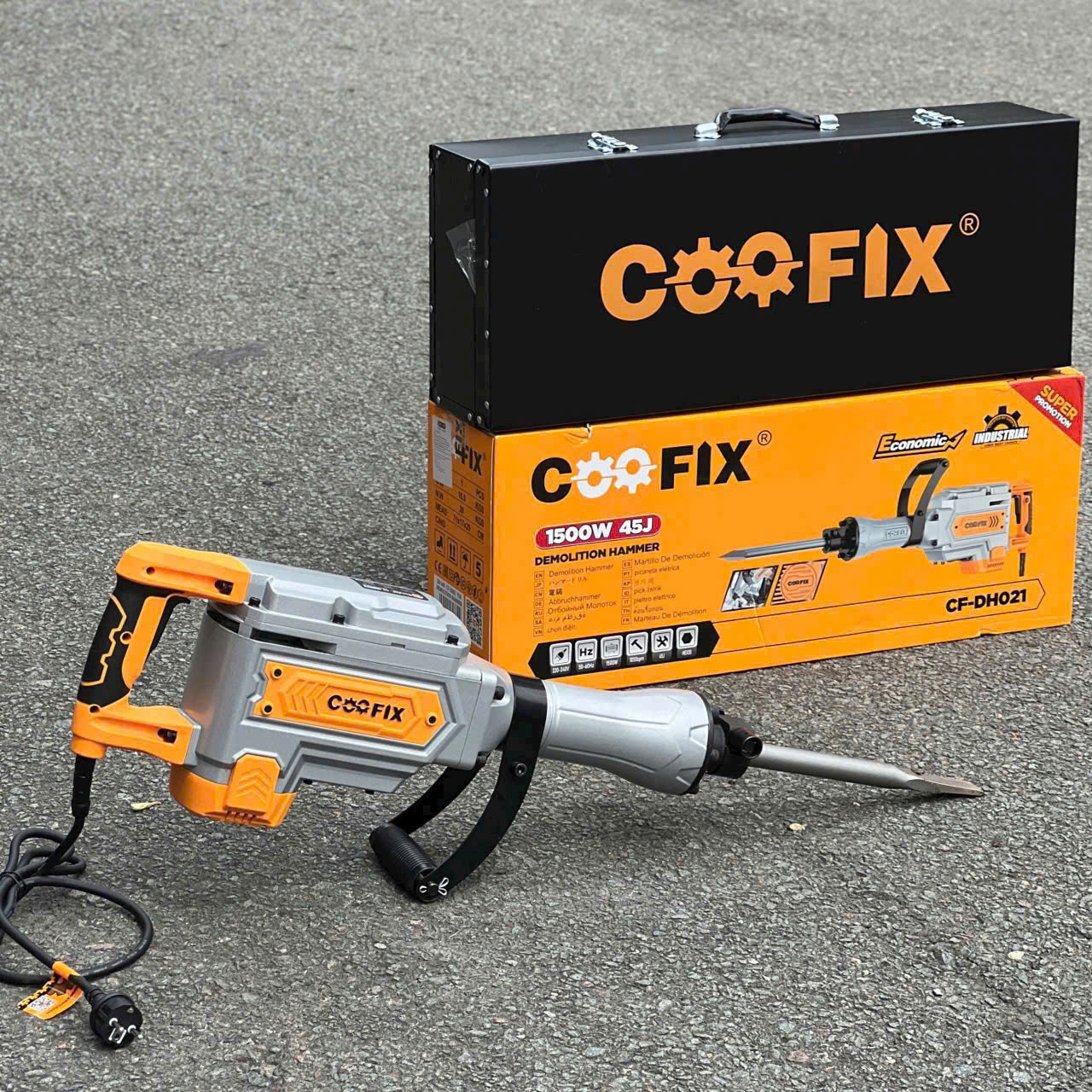 Máy đục bê tông COOFIX CF-DH021 (CS 1500W, mũi 30mm)