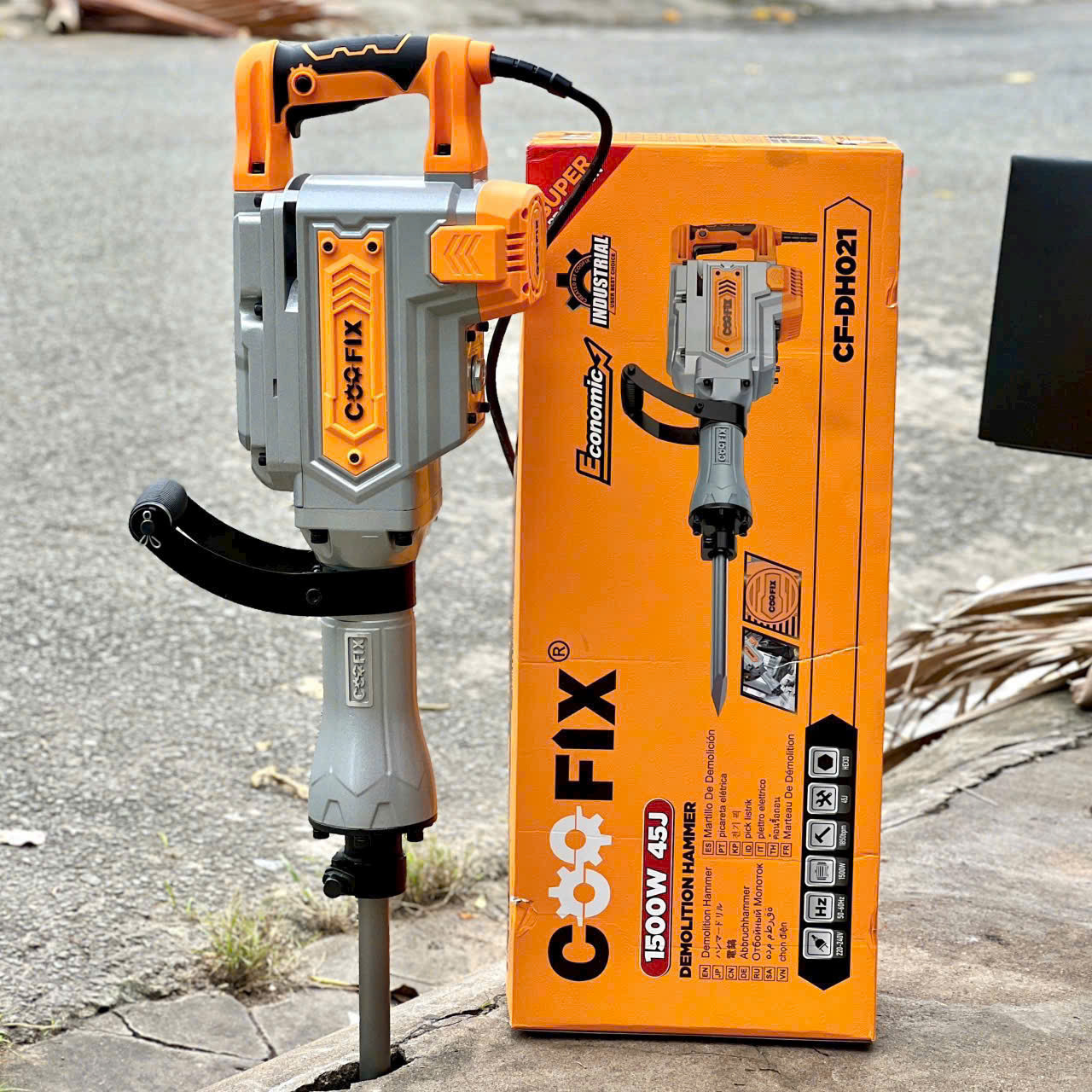 Máy đục bê tông COOFIX CF-DH021 (CS 1500W, mũi 30mm)
