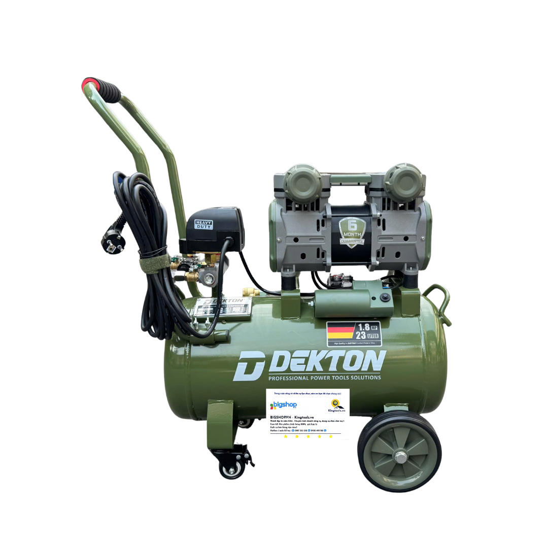 Máy nén khí không dầu 23L DEKTON DK-AC3925XPLUS (CS 1350W)