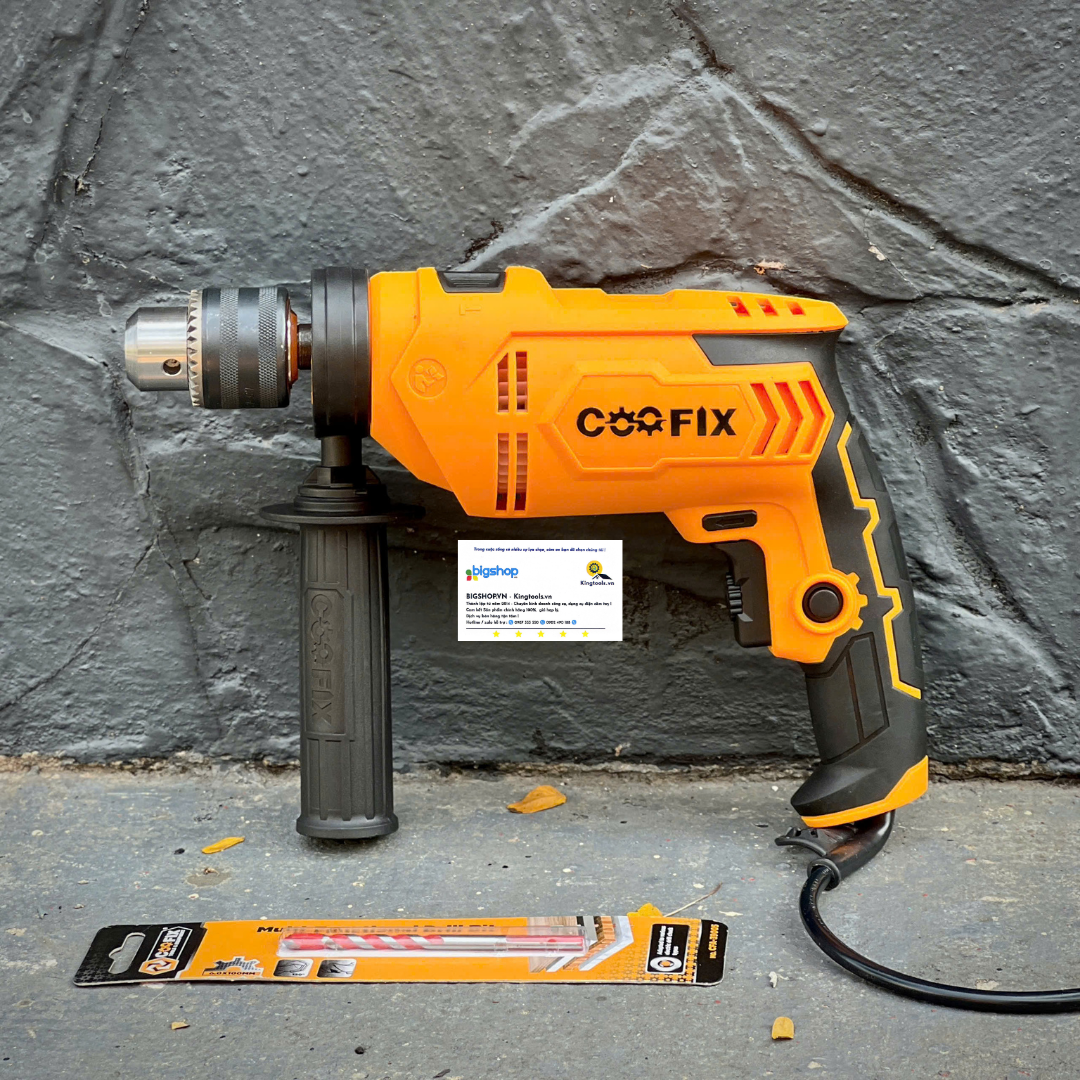Máy khoan điện Coofix CF-ID008 (CS 650W, đầu kẹp 13mm)