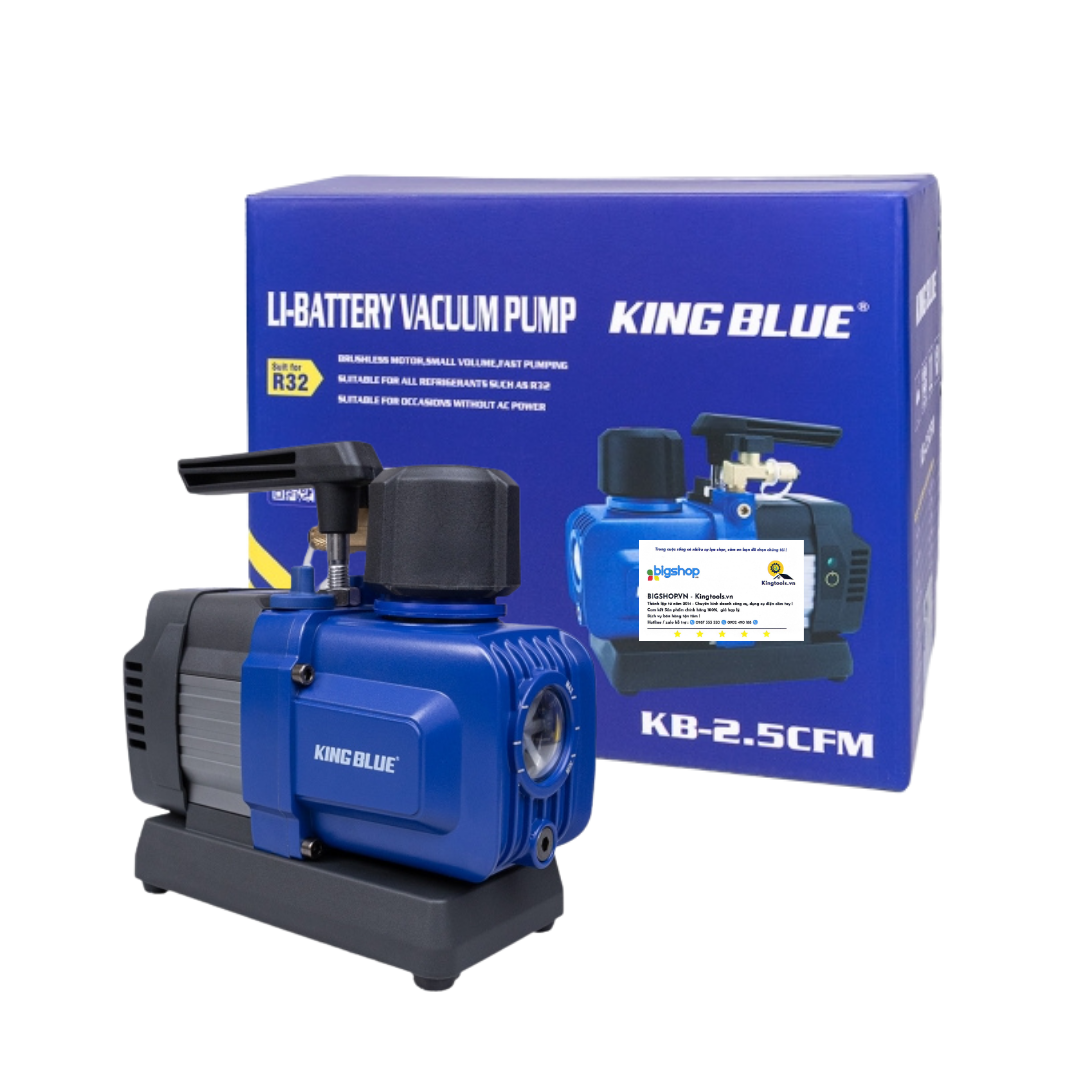 Máy hút chân không dùng pin 18V Kingblue KB-2.5CFM