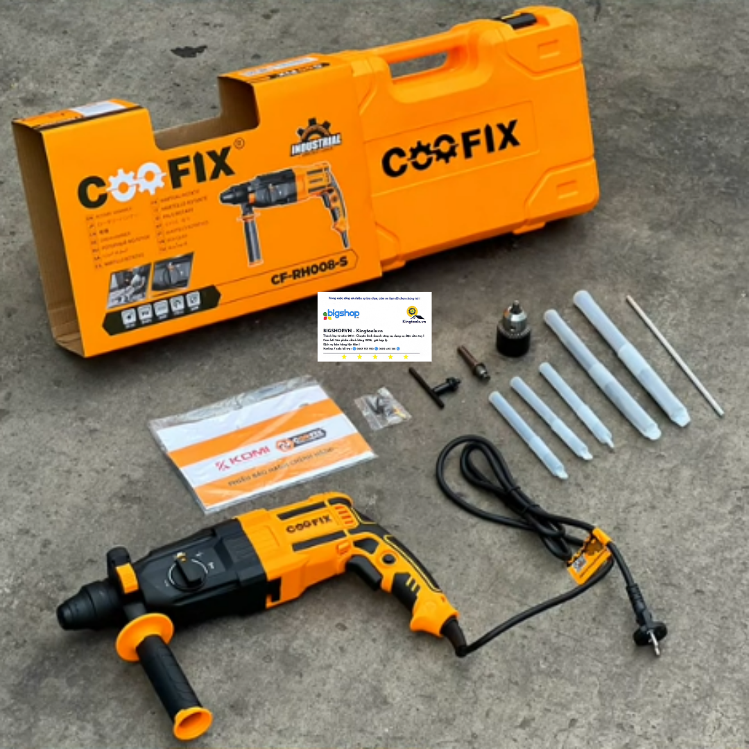 Máy khoan đục 3 chức năng Coofix CF-RH008-S (CS 850W)