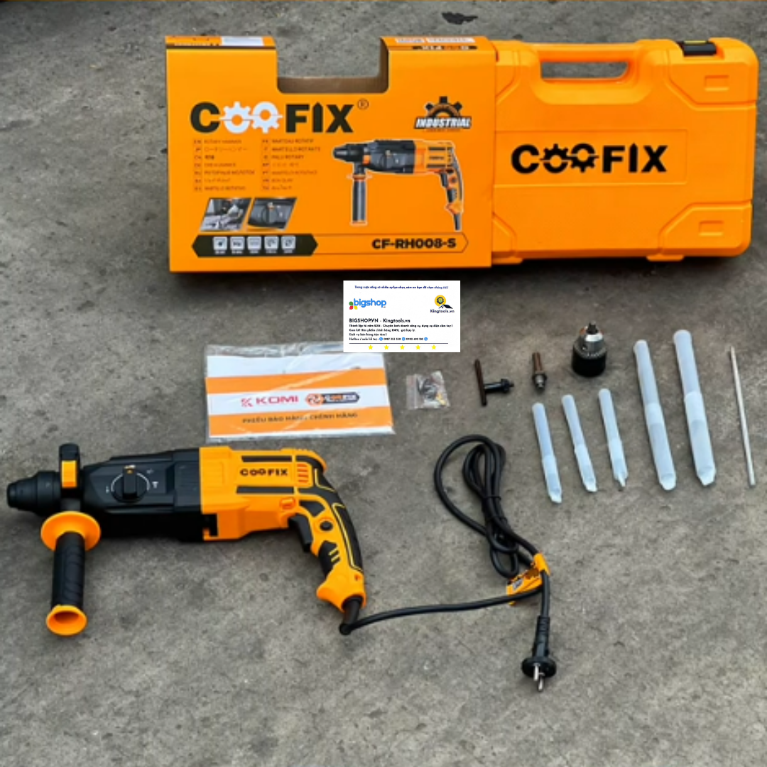 Máy khoan đục 3 chức năng Coofix CF-RH008-S (CS 850W)