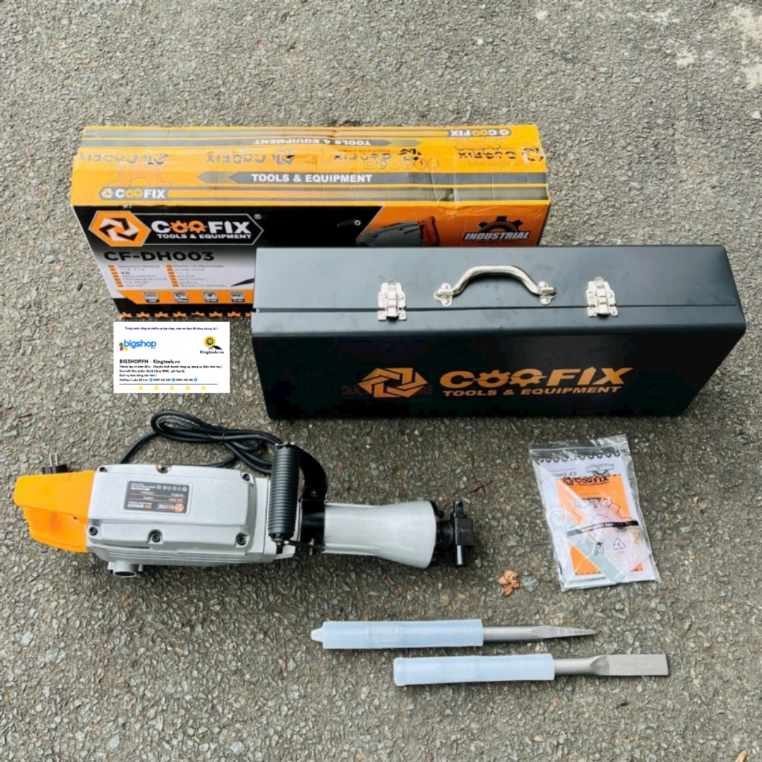 Máy đục bê tông Coofix CF-DH003 (CS 1500W, mũi đục 30mm)