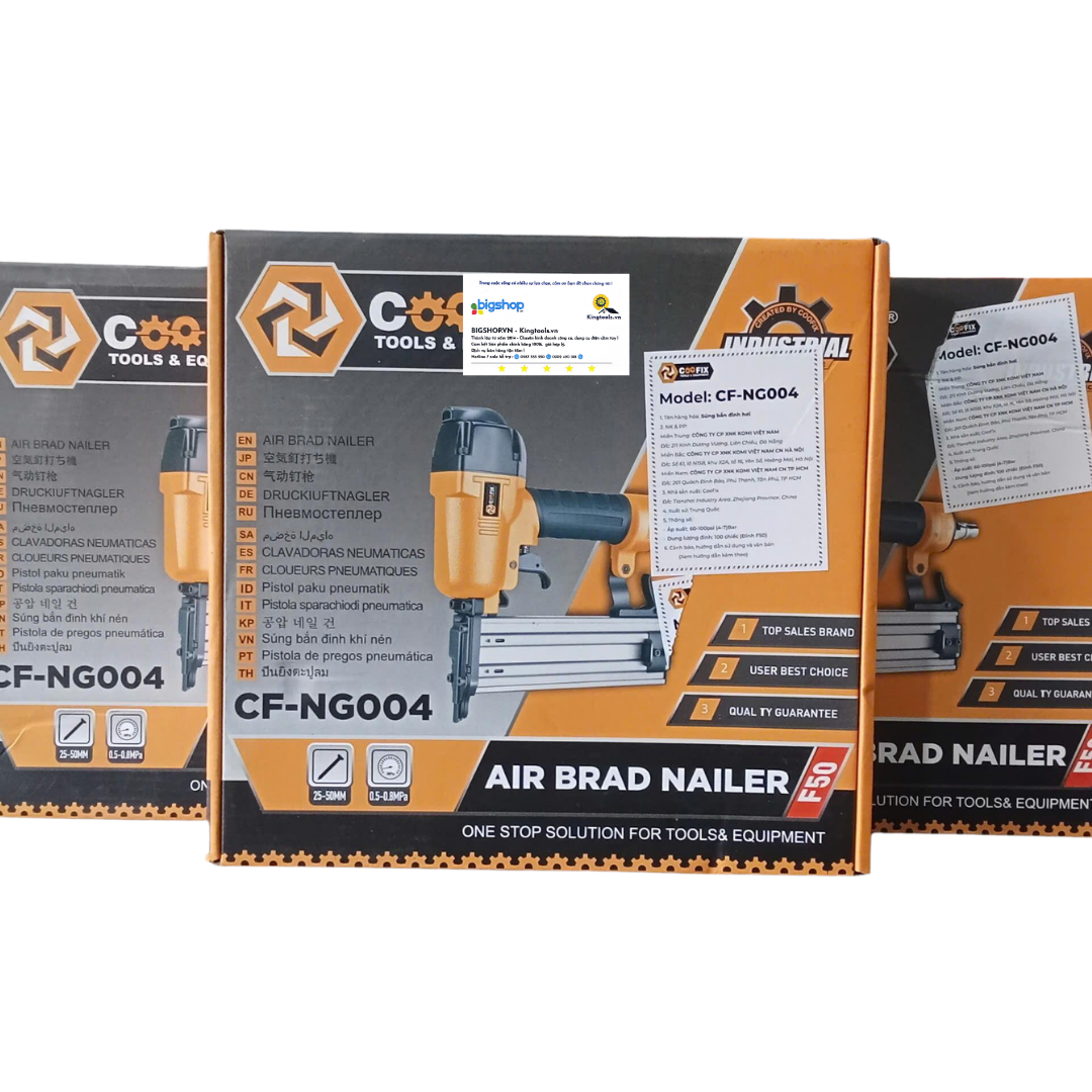 Súng bắn đinh bê tông bằng hơi COOFIX CF-NG004 (dùng đinh F50)