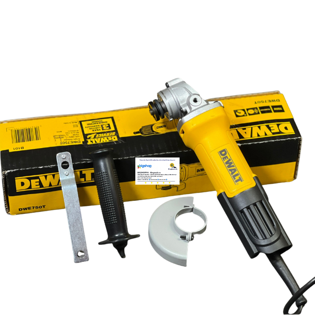 Máy mài góc Dewalt DWE750T-B1 (CS 750W, đá mài 100mm)