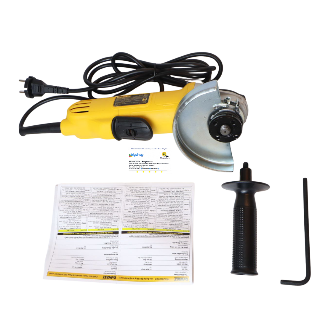 Máy mài góc Dewalt DWE8210PL-B1 (CS 850W, đá mài 125mm)