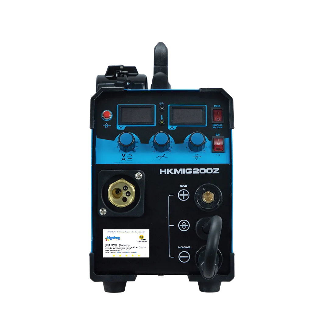 Máy hàn MIG không dùng khí 3 chức năng Hồng Ký HKMIG200Z