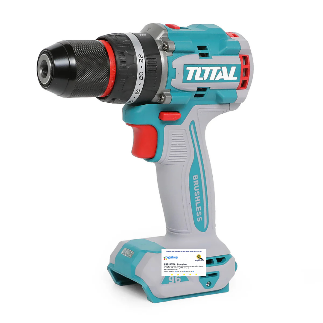 Máy khoan búa dùng pin 20V TOTAL TIDLI209681 (Lực siết 96Nm - Thân máy)