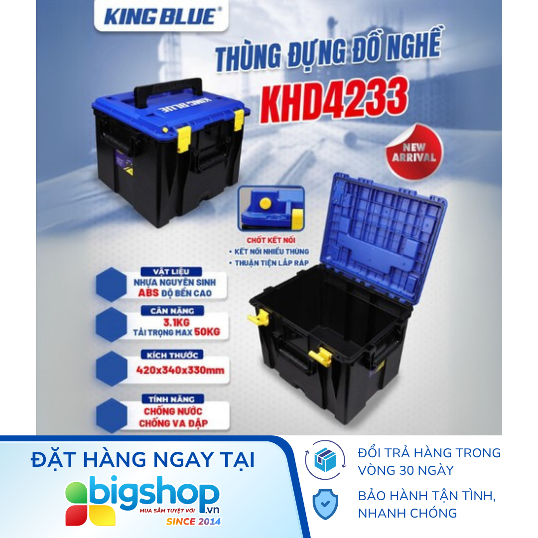 Thùng Đựng Đồ Nghề Kingblue KHD4233