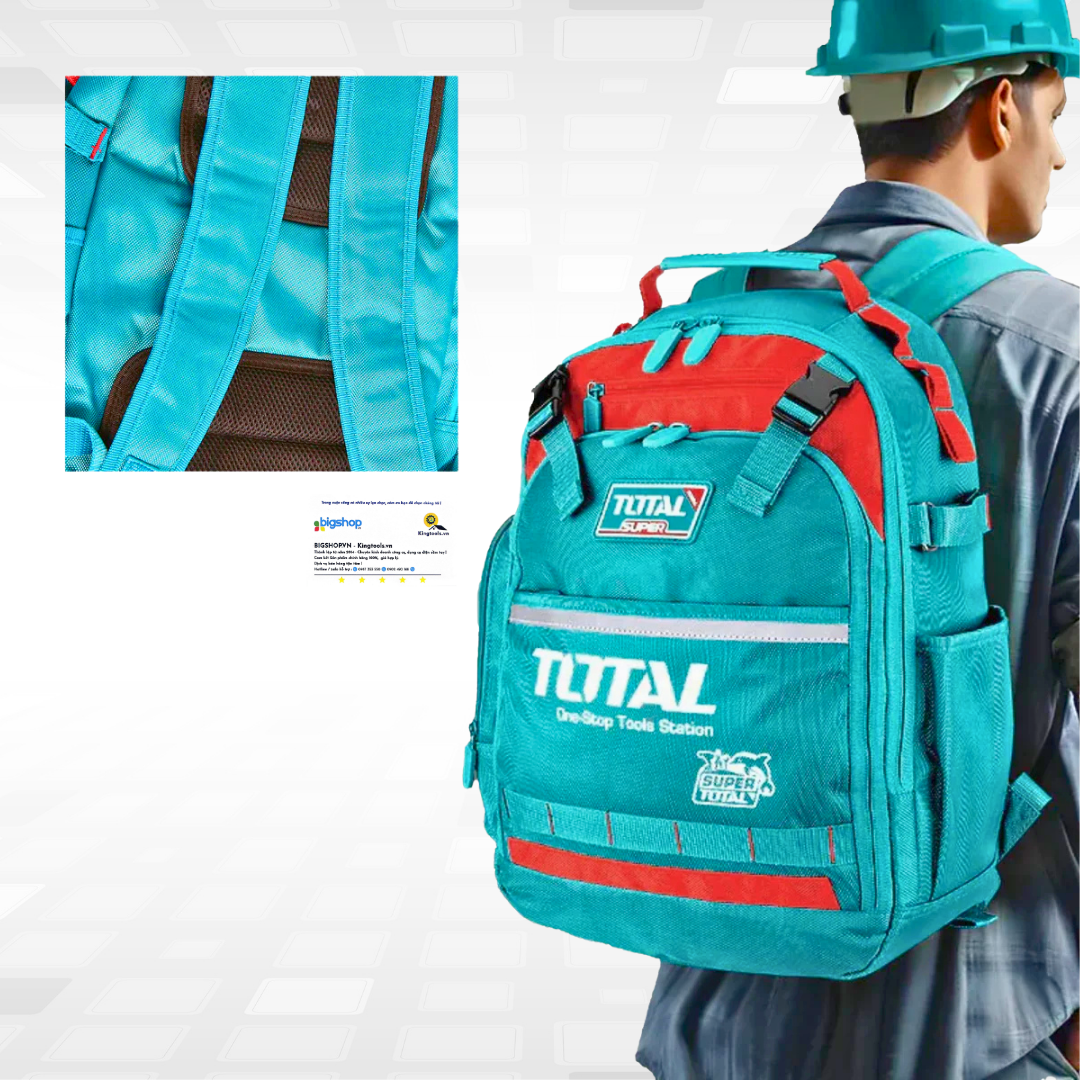 Balo đựng dụng cụ TOTAL THBP02025 (38x17x46cm)