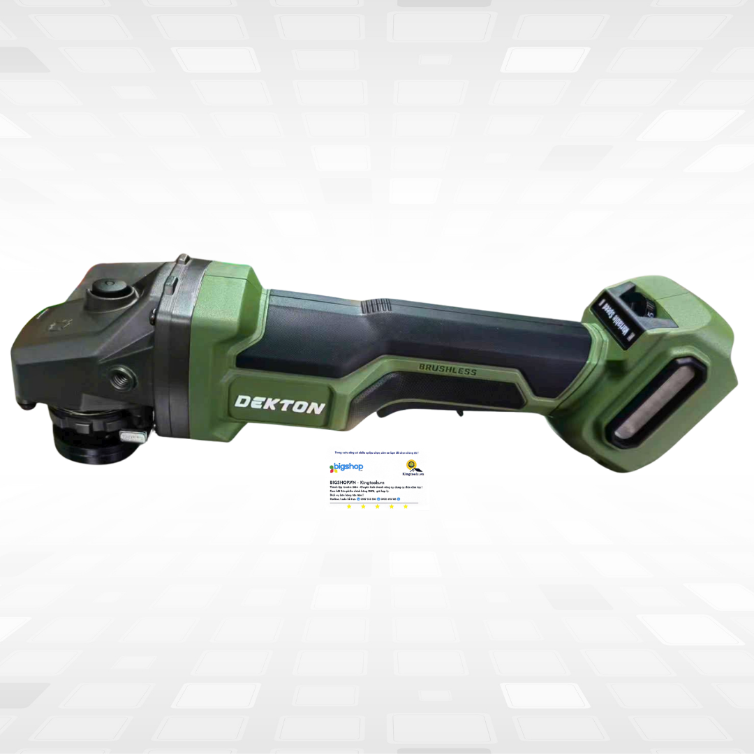 Máy mài góc dùng pin 21V DEKTON M21-AG125XPROMAX - Thân máy
