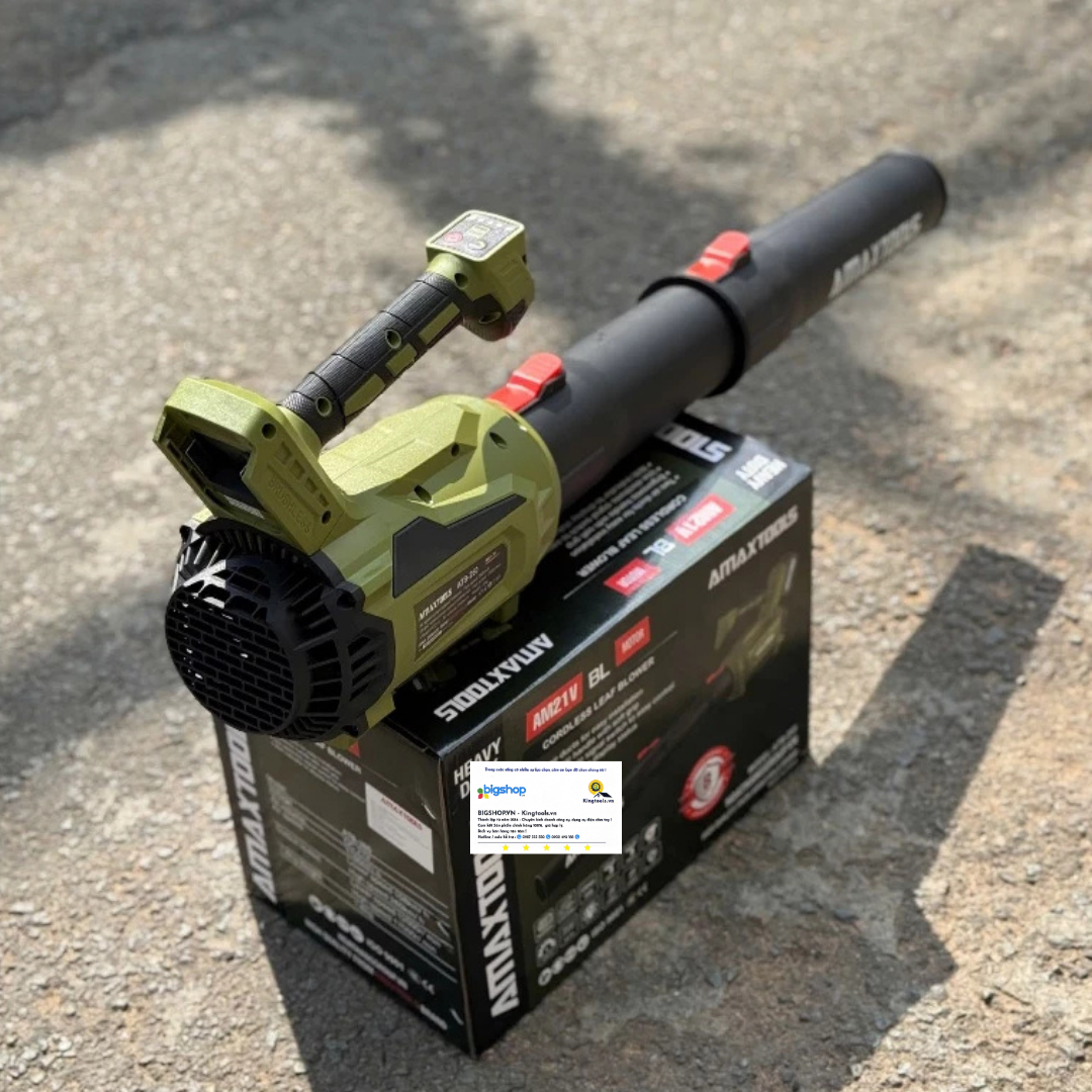 Máy thổi bụi thổi lá dùng pin 21V AMAXTOOLS ATB260-SM (Chưa bao gồm pin, sạc)