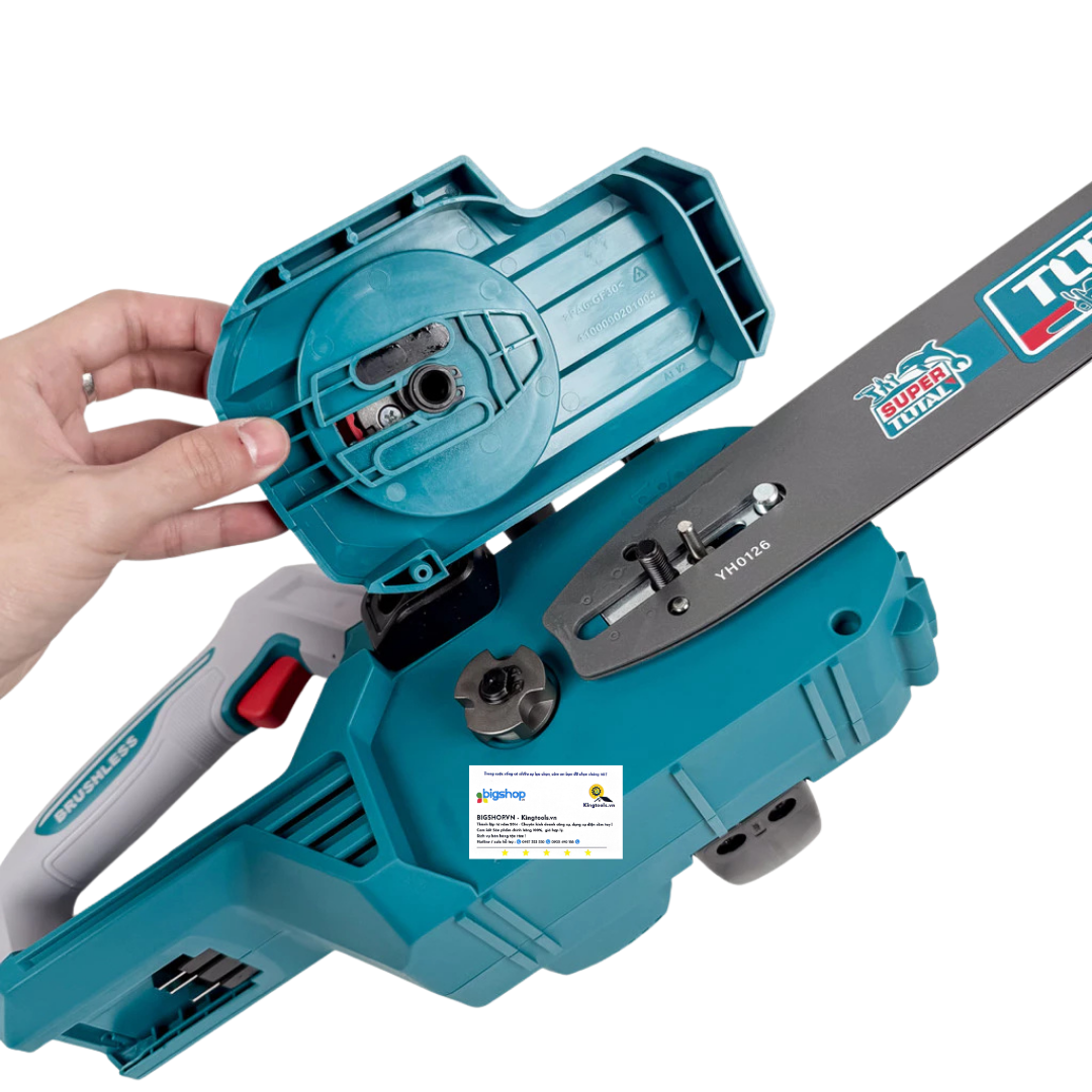 Máy cưa xích dùng pin 12 inch TOTAL TGSLI201262 (2 pin 4.0Ah và 1 sạc)