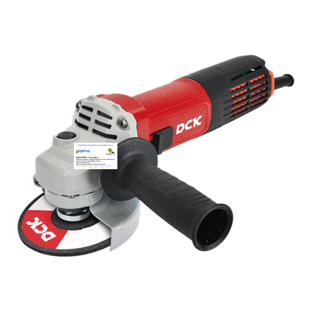 Máy mài góc công tắc cạnh DCK KSM17-100B (CS 1100W, đá mài 100mm)