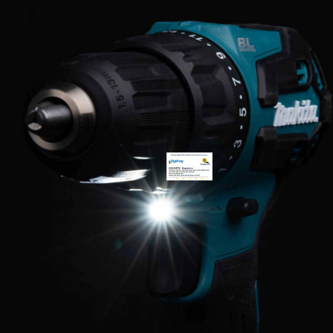 Combo máy khoan búa vặn vít dùng pin 18V MAKITA DHP490 (1 pin 3.0Ah và 1 sạc)