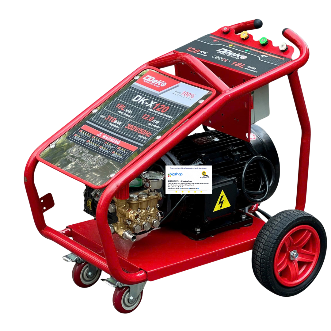 Máy xịt rửa áp lực cao 12kW DDEKO DK-X120 (310 Bar)