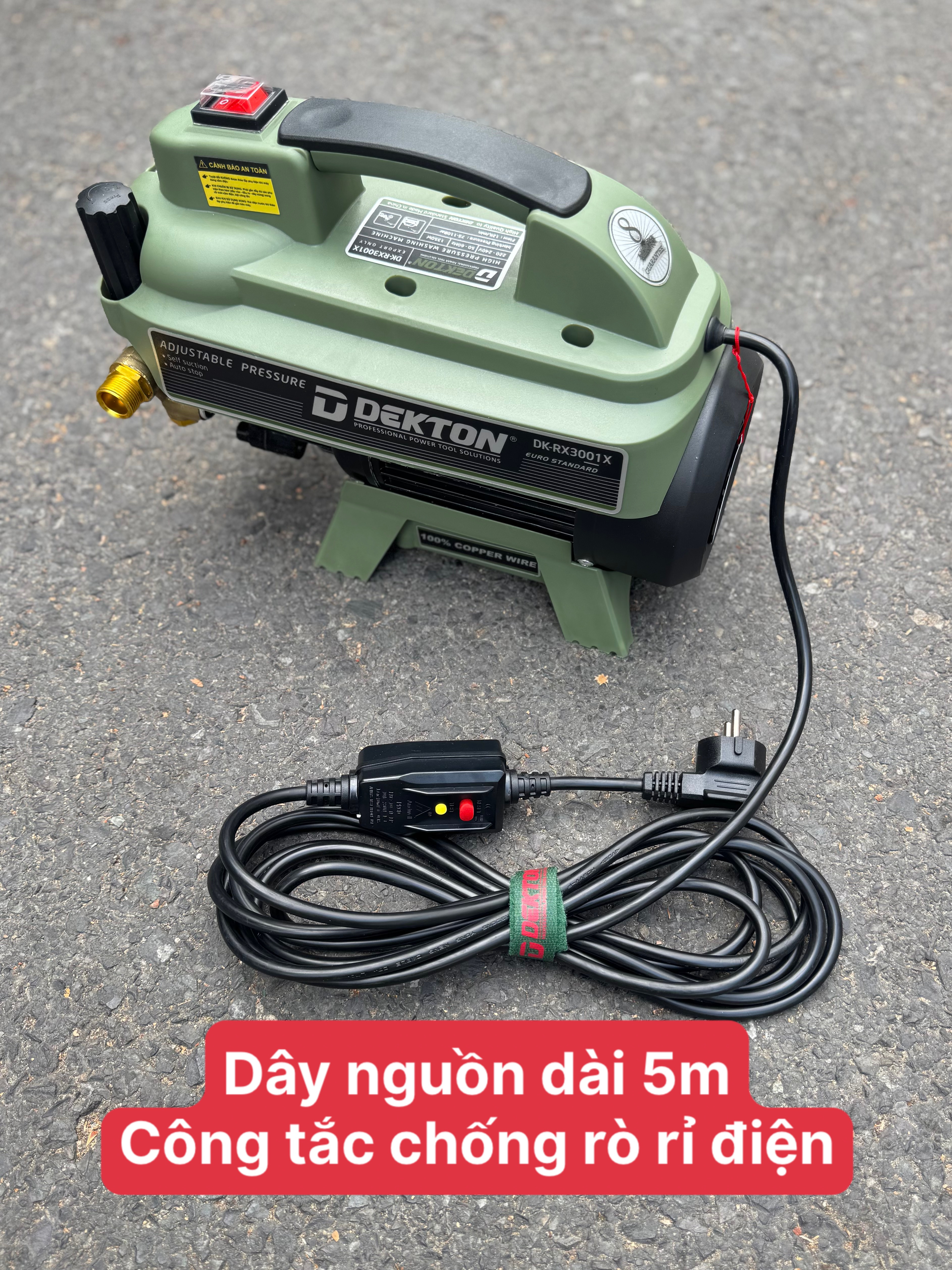 Máy xịt rửa xe mini DEKTON DK-RX3001X (CS 1350W)