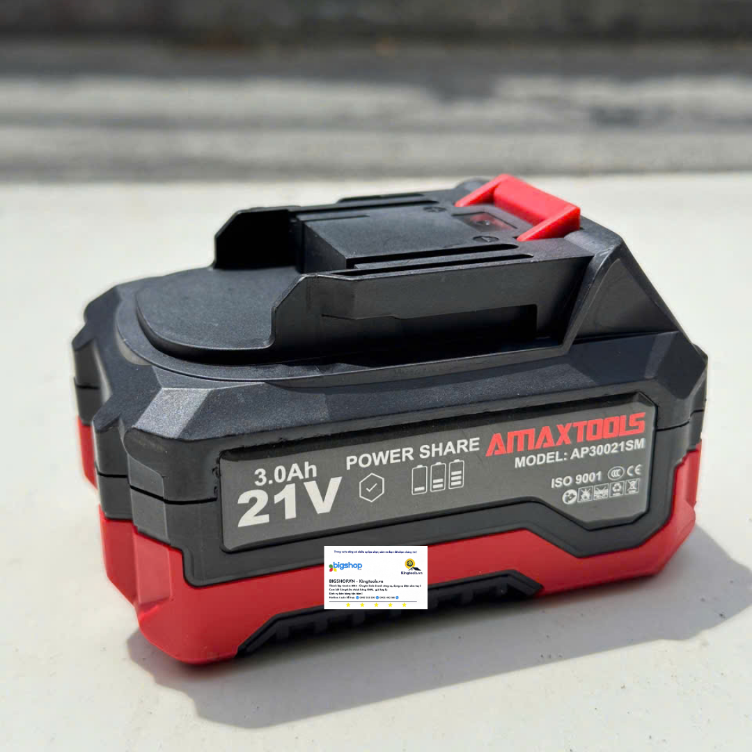 Pin Lithium AMAXTOOLS AP30021SM (21V/3.0Ah)