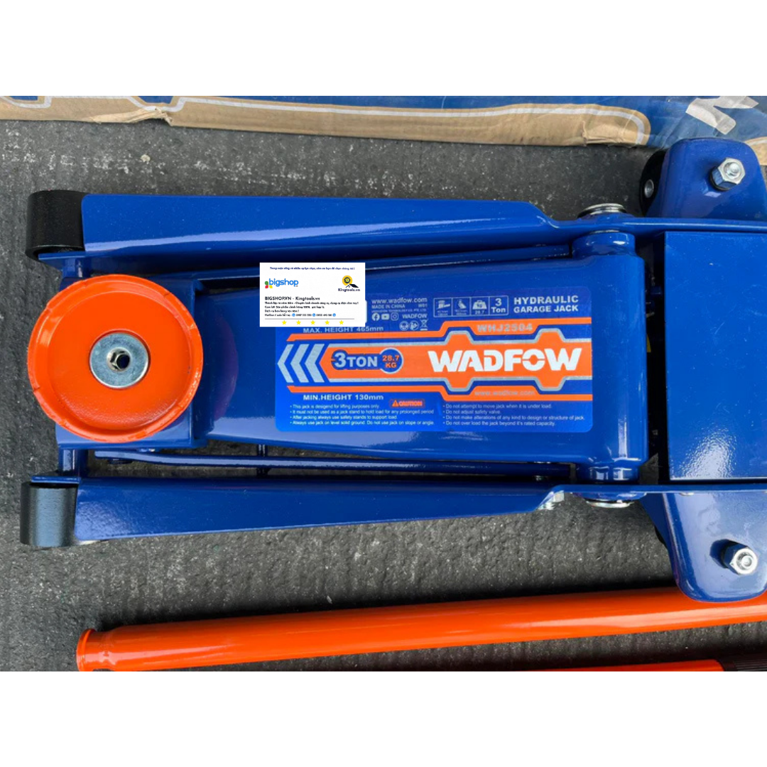 Kích đội cá sấu 3 tấn WADFOW WHJ2504 (Bơm kép)