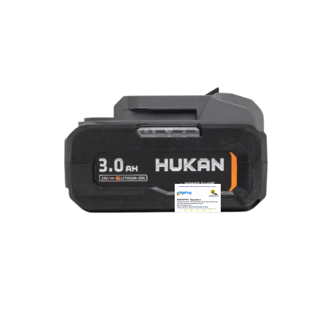 Combo pin 3.0Ah và sạc 1.5Ah HUKAN CB-FX3000 (GEN 2)