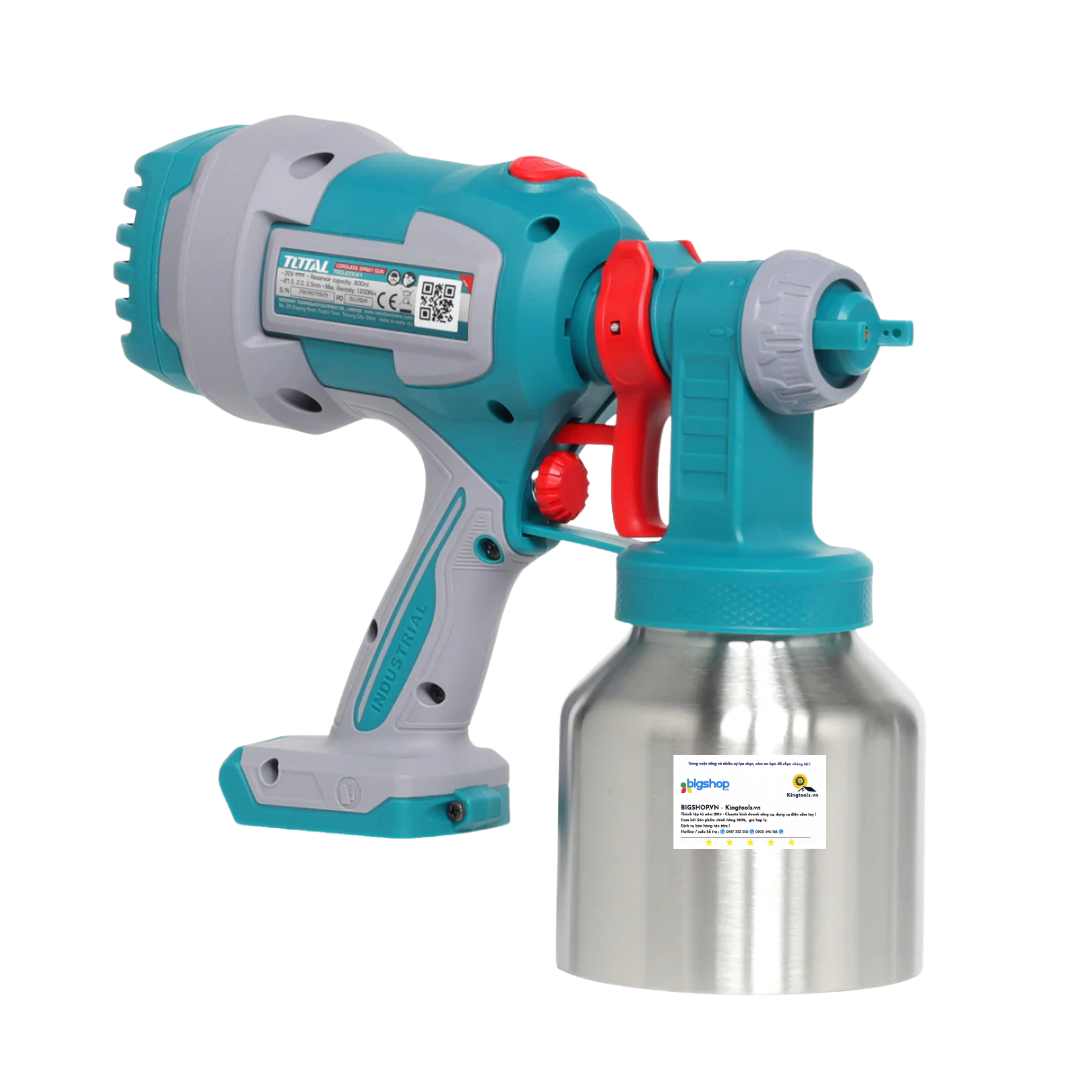 Máy phun sơn dùng pin 20V TOTAL TSGLI20041 (Chưa bao gồm pin, sạc)