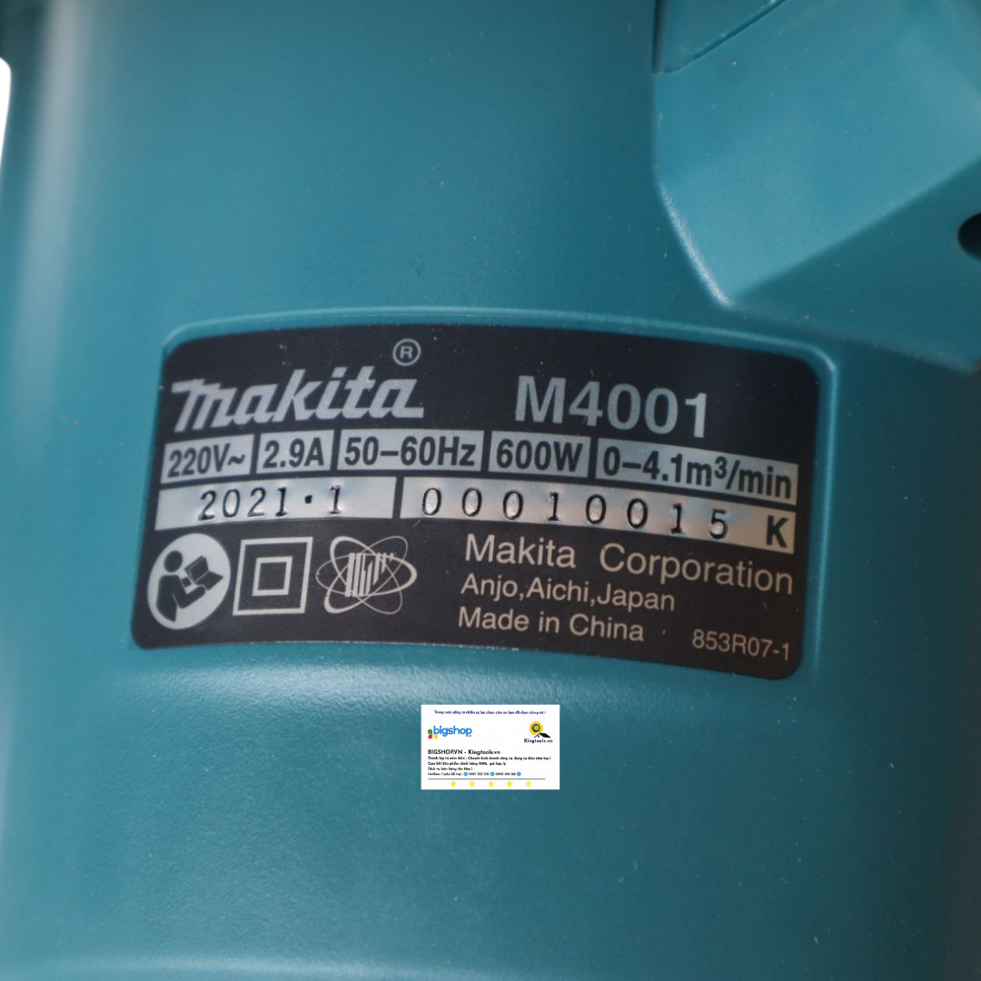 Máy thổi bụi MAKITA M4001B - Công suất 600W