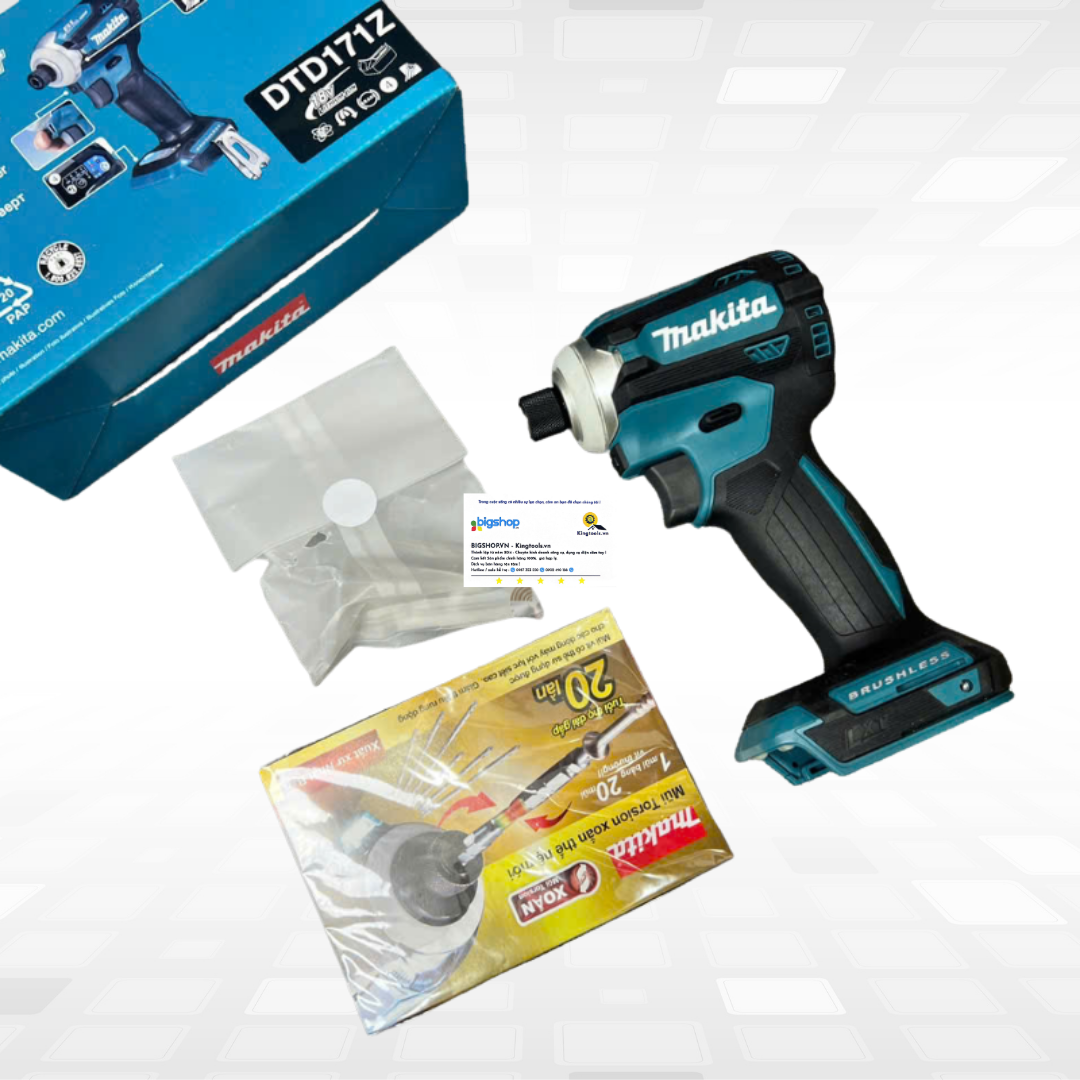 Máy vặn vít dùng pin 18V MAKITA DTD171Z (Thân máy)