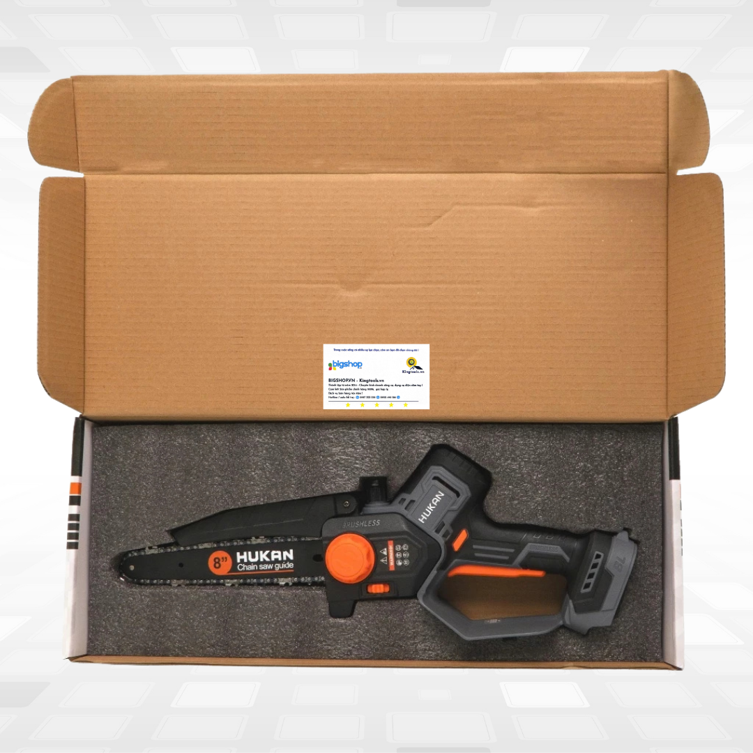 Máy cưa xích dùng pin HUKAN G1-CX1108 (8 inch) - Thân máy
